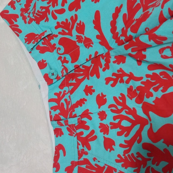 Lilly Pulitzer Callahan Shorts in Shorely Blue Don't Be Shellfish NWT - Picture 5 of 13